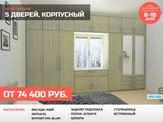 шкаф глубина 60 см встроенный распашной