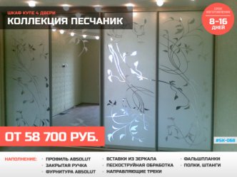 шкаф купе зеркало в спальню под заказ