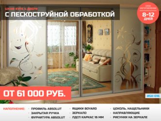 шкаф купе зеркало в спальню под заказ