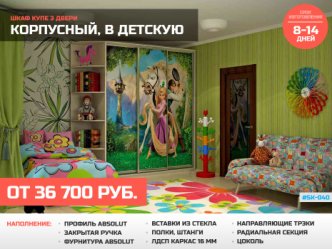 шкаф купе глубина 60 см в детскую корпусный