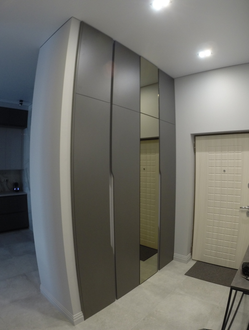 Межкомнатная дверь купе с фотопечатью